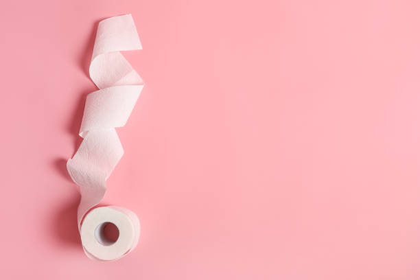 istock Toilet paper roll with plies 1214485380