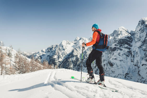 istock Back country Ski touring in Alps 1214486879