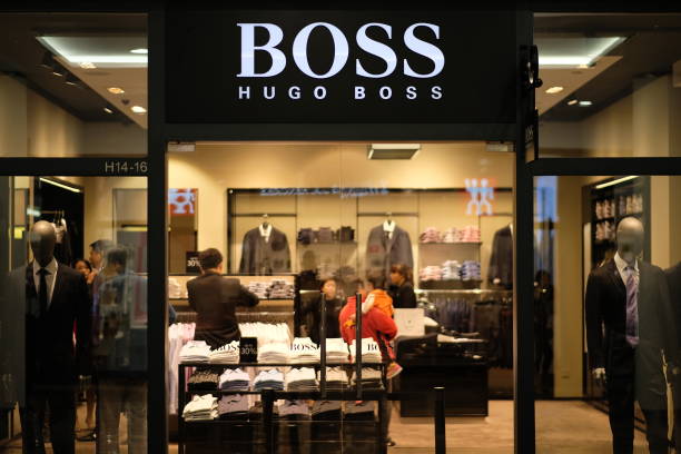 Facade Of Hugo Boss Store Stock Photo - Download Image Now - Hugo Boss, Shopping Mall, Store Sign - iStock