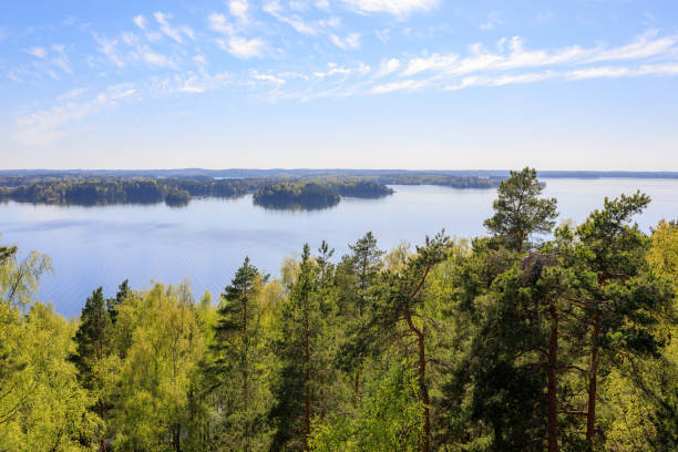 istock Beautiful sunny summer day in Kangasala Finland 1214497128