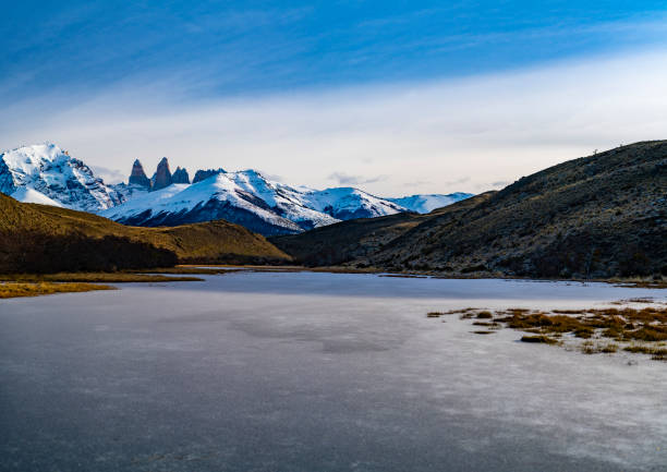 istock Torres del Paine Mountains 1214497592