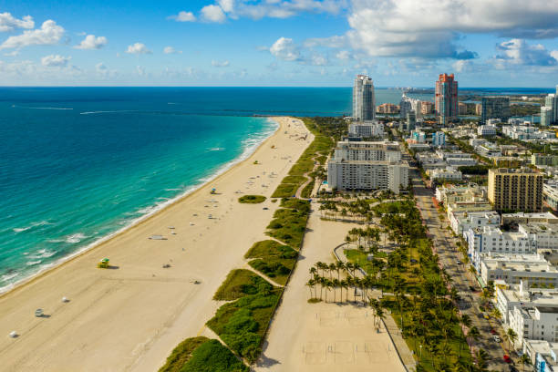 istock Beautiful empty Miami Beach closed to slow spread of Coronavirus 1214501226