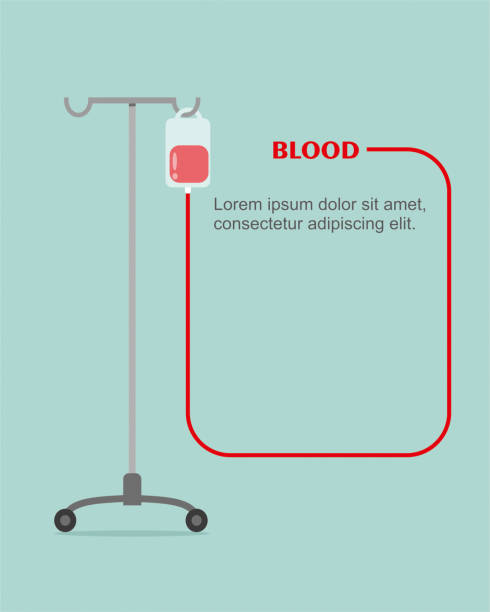 illustrations, cliparts, dessins animés et icônes de illustration de concept de texte de sac de sang - blood blood donation healthcare and medicine giving