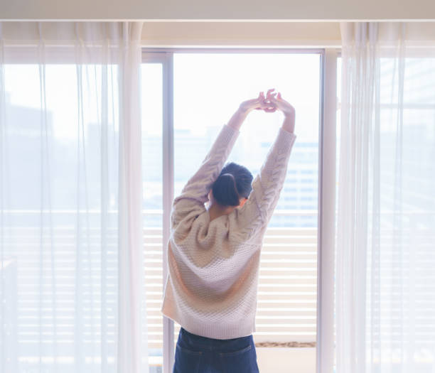 istock Morning sun light and get up early 1214509206