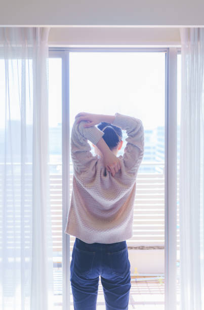istock Morning sun light and get up early 1214509231