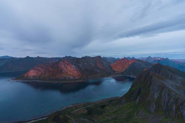 istock Scenic view on Senja Island from mountains 1214514455