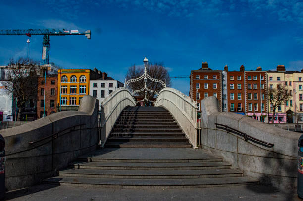 istock Empty Streets in Dublin City centre during coronavirus , Dublin, Ireland. 1214516942