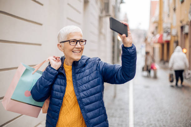 istock Woman wearing blue jacket 1214518636