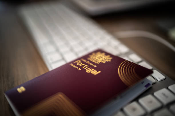Passport and money, close-up.