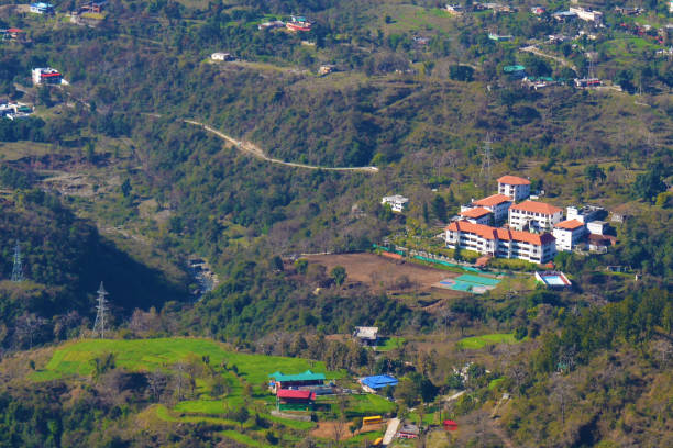 istock Mountain View in Mussoorie, Dehradun, Uttarakhand 1214520854