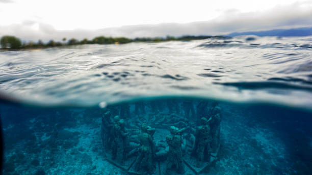 istock Split shot of the Nest, Gili Meno 1214522783