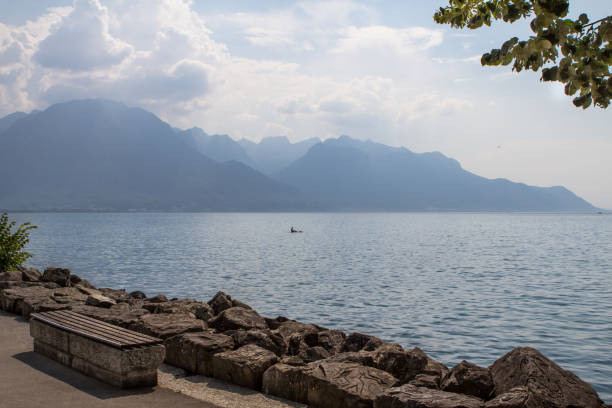 Geneva lake panorama, Switzerland