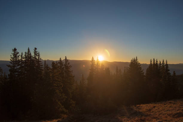 istock Sunrise on Mount Elbert North trail 1214527863