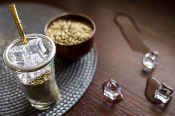 istock Terere, Frozen yerba mate drink 1214533536