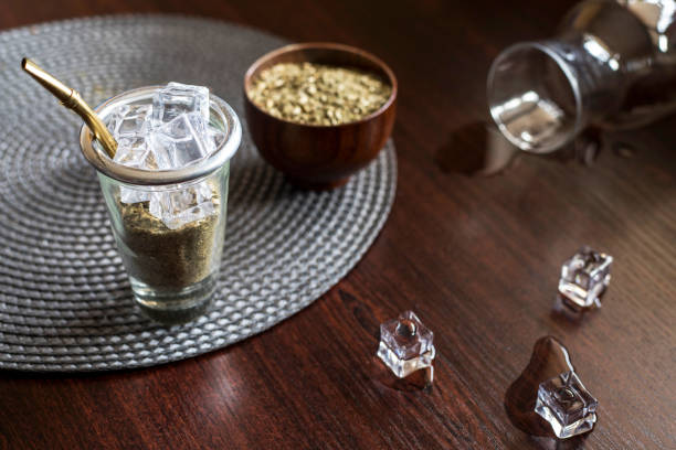 istock Terere, Frozen yerba mate drink 1214533546