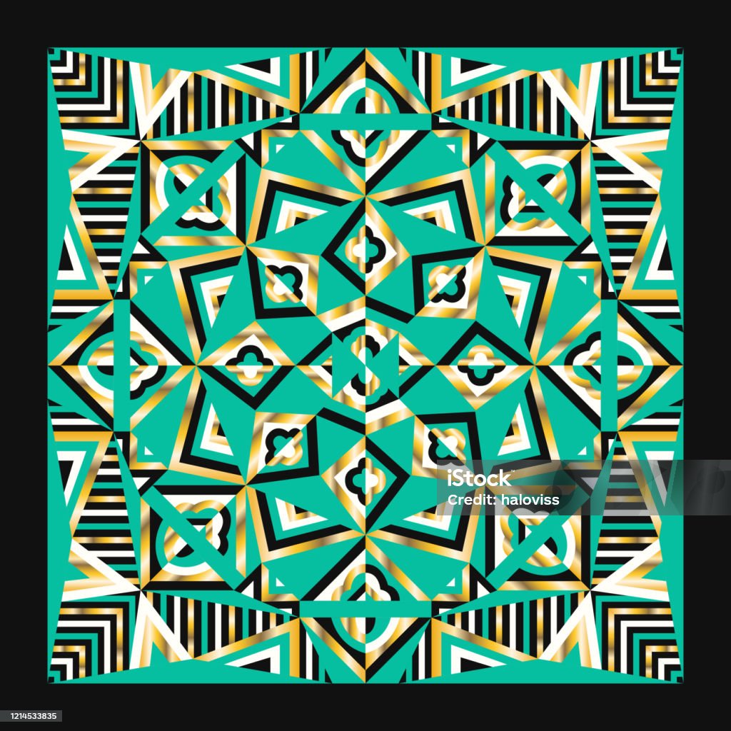 Scarf Pattern Vector Scarf Pattern Stock Illustration - Download Image Now - Abstract ...