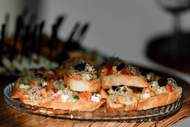 istock Catering. Food for parties, corporate parties, conferences, forums, banquets. selective focus 1214535314