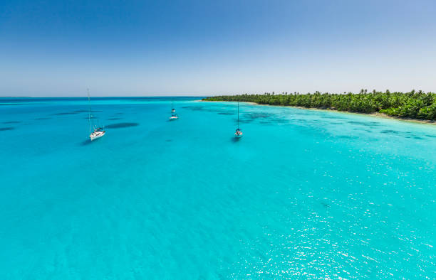 istock sailing yacht at anchor in tropical waters 1214536265