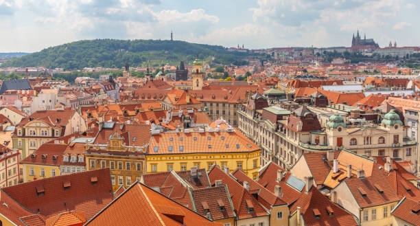 istock Aerial view Old Town Square In Prague 1214537516