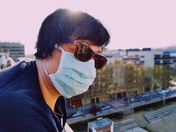 istock Middle-aged woman with mask 1214537586