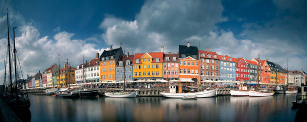 istock Beautiful Copenhagen city in Denmark 1214541483
