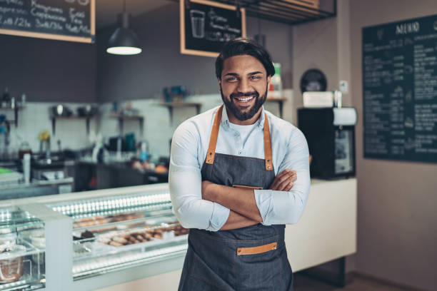 istock Cheerful small business owner 1214546882