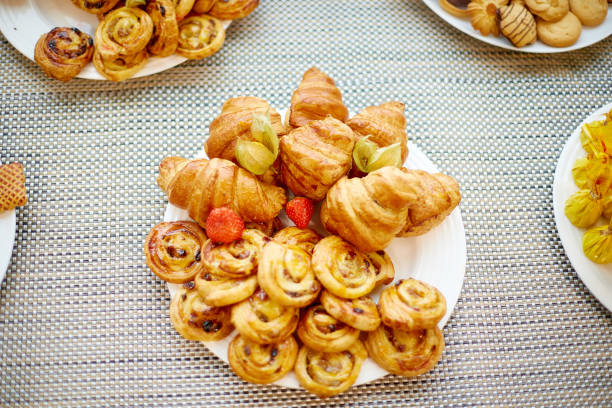 istock Croissants and bagels 1214547989