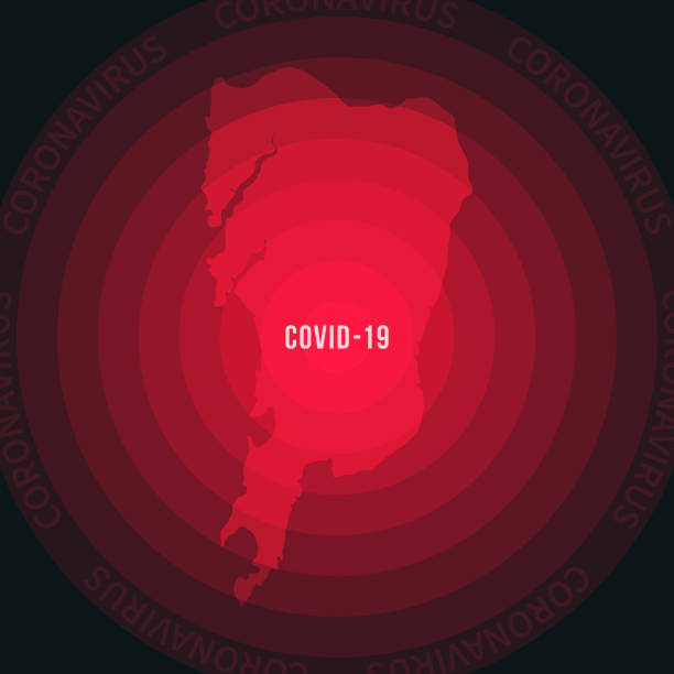istock Salsette map with the spread of COVID-19. Coronavirus outbreak 1214553893