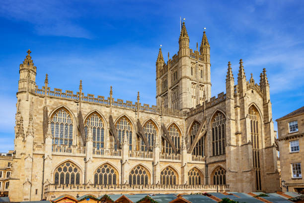 istock Bath Abbey in downtown Bath England UK 1214554760