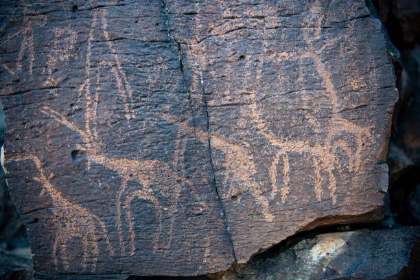 istock cave paintings in Abourma 1214559637