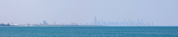 whiting - chicago lake michigan skyline indiana imagens e fotografias de stock