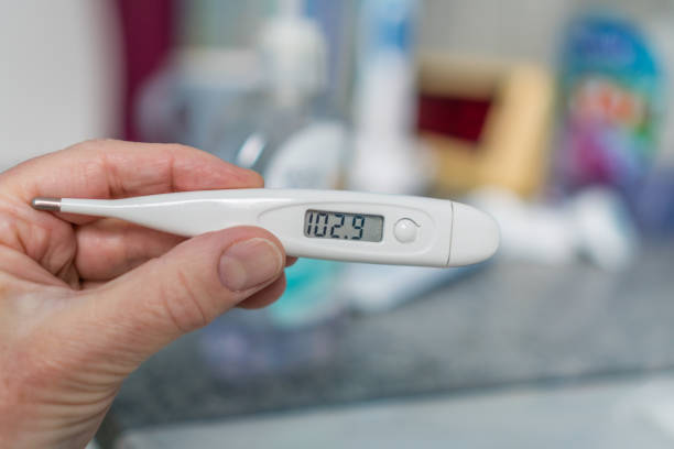 istock Thermometer reading a fever. 1214561622