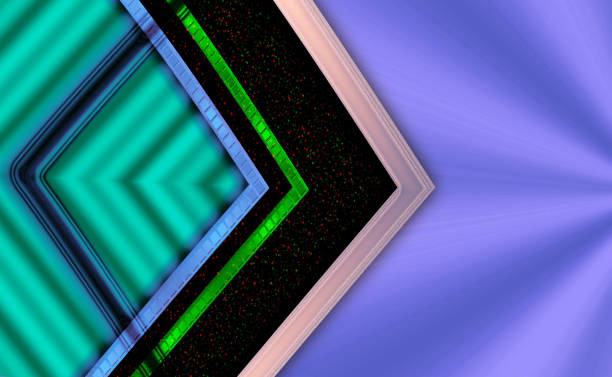 istock Blue shade, green and black abstract metallic background with square shapes, lines and marble effect. 1214561820