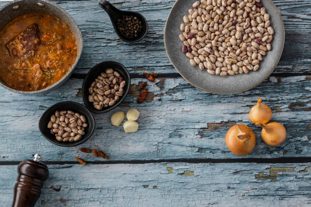 istock Organic beans soup and spices 1214569390