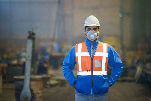 Portrait of engineer in factory