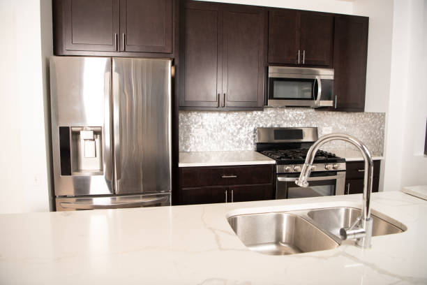 istock Close up of a modern kitchen 1214578011