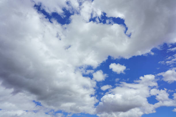 istock Wide Agle Big Sky with Clouds and Clear Blue 1214579580