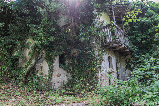 Abandoned Picturesque Village of Slapnik in Goriška Brda, Slovenia