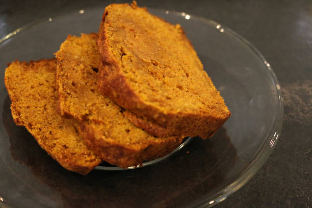 istock Slices of Pumpkin Bread 1214597526