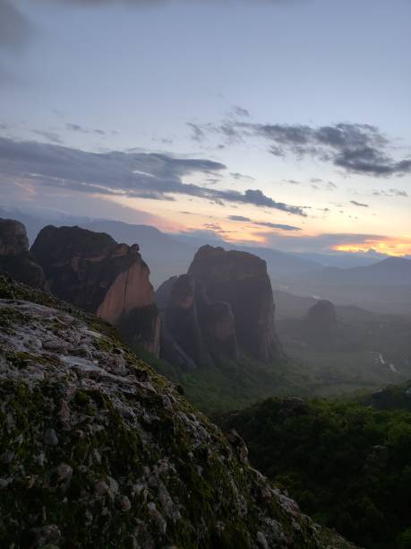 istock Beautiful sunset in the Meteora 1214597561