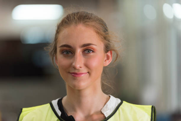 istock Portrait engineer girl 1214609008