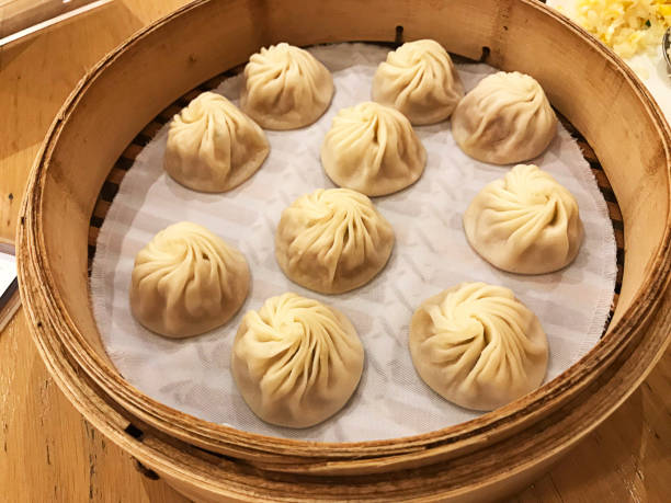 istock Xiao Long Bao or Shanghai steamed pork dumpling. 1214617126
