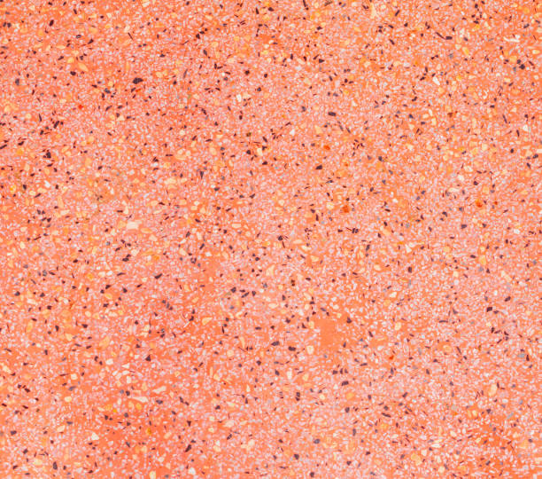 istock terrazzo floor red old stone texture beautiful for background 1214619788