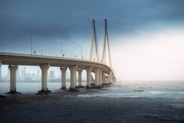 istock Bandra–Worli Sea Link is a cable bridge in Mumbai, India 1214631284