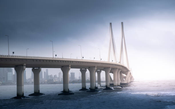 istock Bandra–Worli Sea Link is a cable bridge in Mumbai, India 1214631288