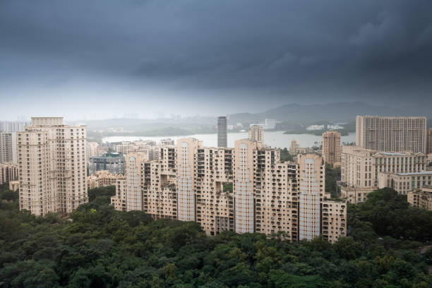 istock Buildings in Mumabi, India 1214631646