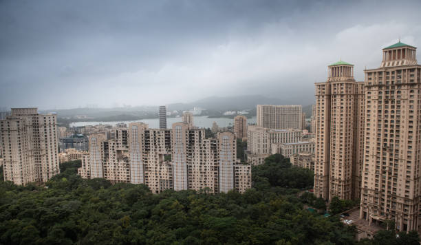 istock Buildings in Mumabi, India 1214631655