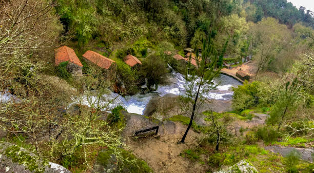 istock Waterfall at natural park Parque Natural Ria Barosa 1214637338