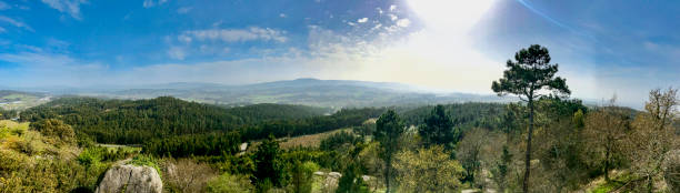 istock Cruz de Lobeira Hill view in Vilanova de Arousa Spain 1214637451