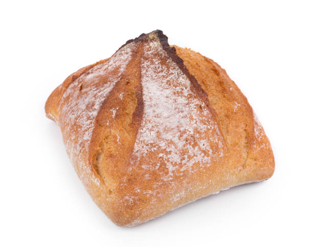 istock White bread was sprinkled with flour. 1214639398